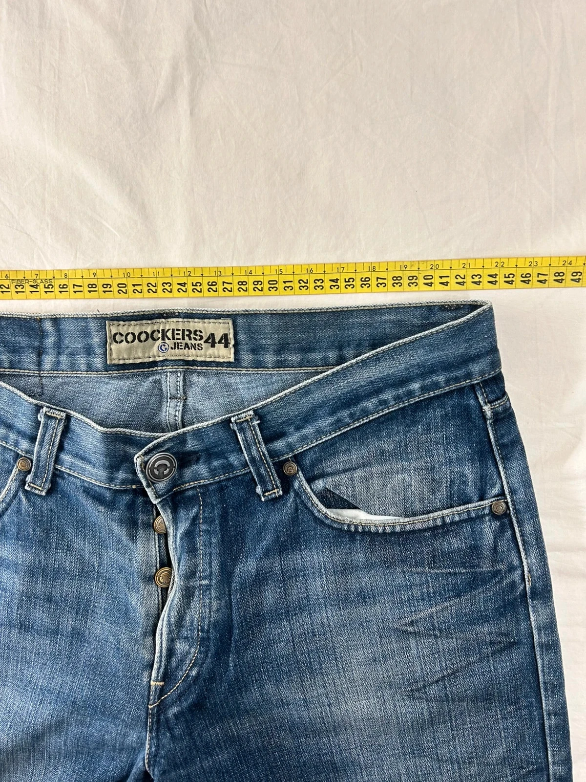 Jean recta azul coockers jeans 44 vintage bordado en la parte posterior talla 44 – photo 8